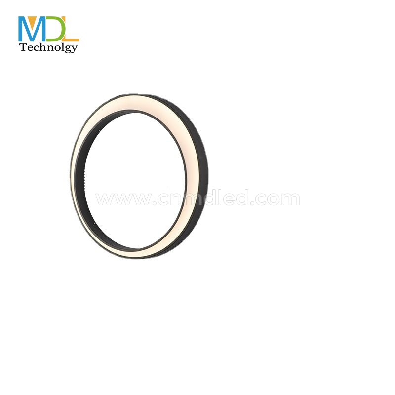 MDL Modern Outdoor LED Wall Sconces Round Gray Waterproof Garden Lighting MDL-OWL24