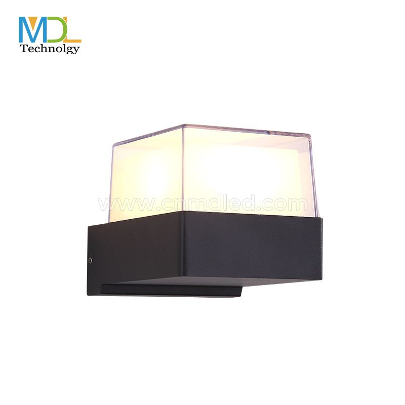 MDL 1/2way IP65 Modern LED Wall Light Aluminium Acrylic Outdoor Lamp for Living Room Staircase MDL-OWL26