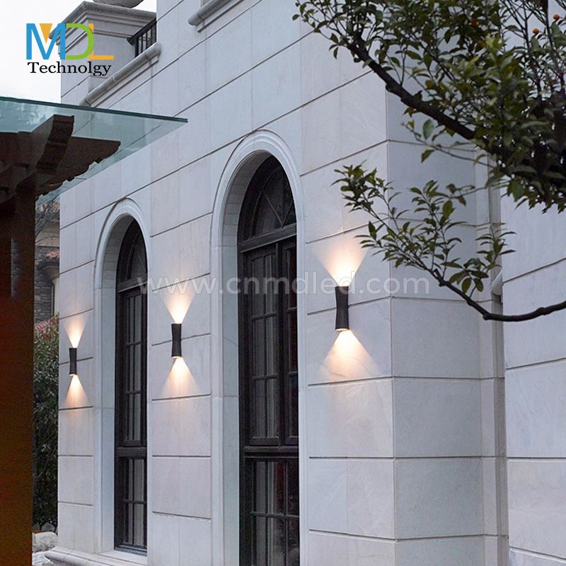 MDL  Ip65 Aluminum Wall Lamp with Tempered Glass Wall  Light MDL-OWL30