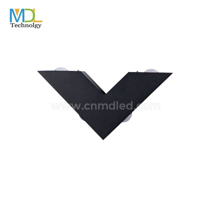 MDL IP65 LED Wall Lights Outdoor Waterproof Garden Lighting 6w Modern Triangle Indoor Wall Light MDL-OWL36