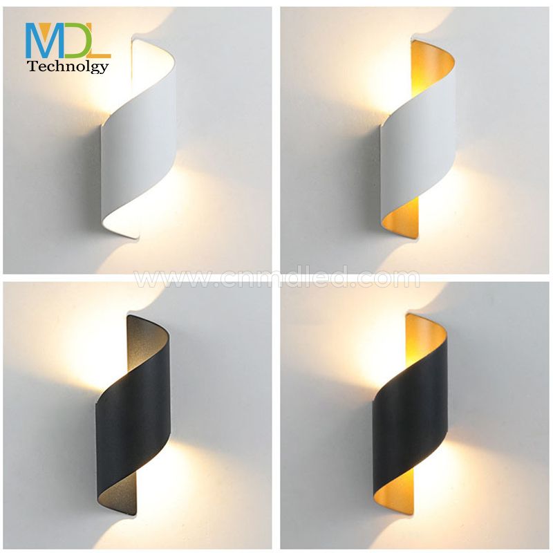 MDL Modern Spiral Wall Light with Creative Design, LED Outdoor Wall Lights, Mounted Wall Patio Lights MDL-OWL43