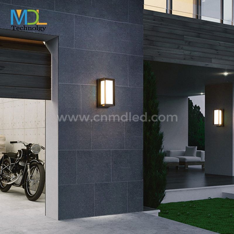 MDL Exterior Fixtures Mount, Square Waterproof, Outside Sconce for Porch House Garage  MDL-OWLE