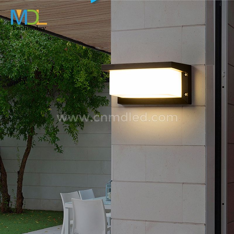 MDL With Motion Sensor Modern Aluminum Light Fixture IP65 Waterproof Light Decorative Lighting MDL-OWLJ