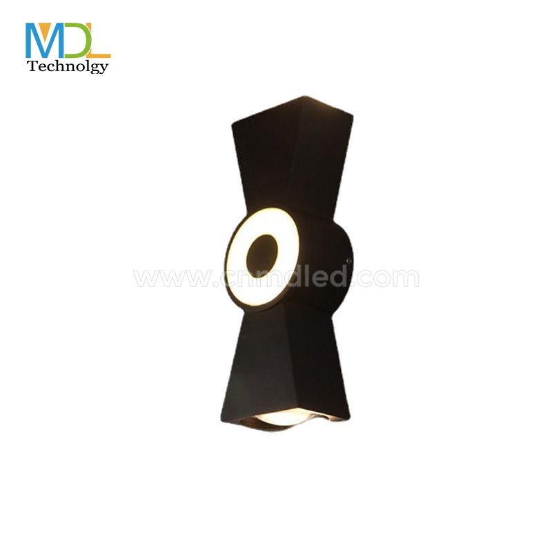 MDL 2*6W LED Lamp Outdoor/Indoor Gate Door-side Garage Wall Sconces Light MDL-OWL48