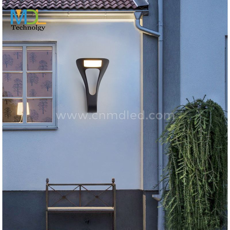 MDL Outdoor Garden Porch Wall Lamp Waterproof Villa Aisle Gate Balcony Sconce Hotel Park Building Exterior Wall Light MDL-OWL60