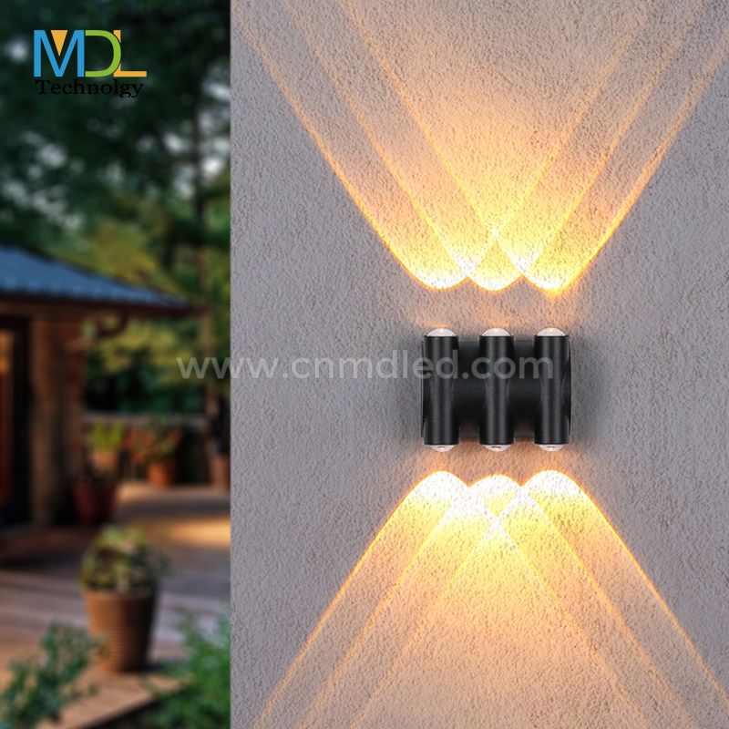 MDL 4/6/8/10/12*1W LED Outdoor Up and Down Wall Light Waterproof MDL-OWL65