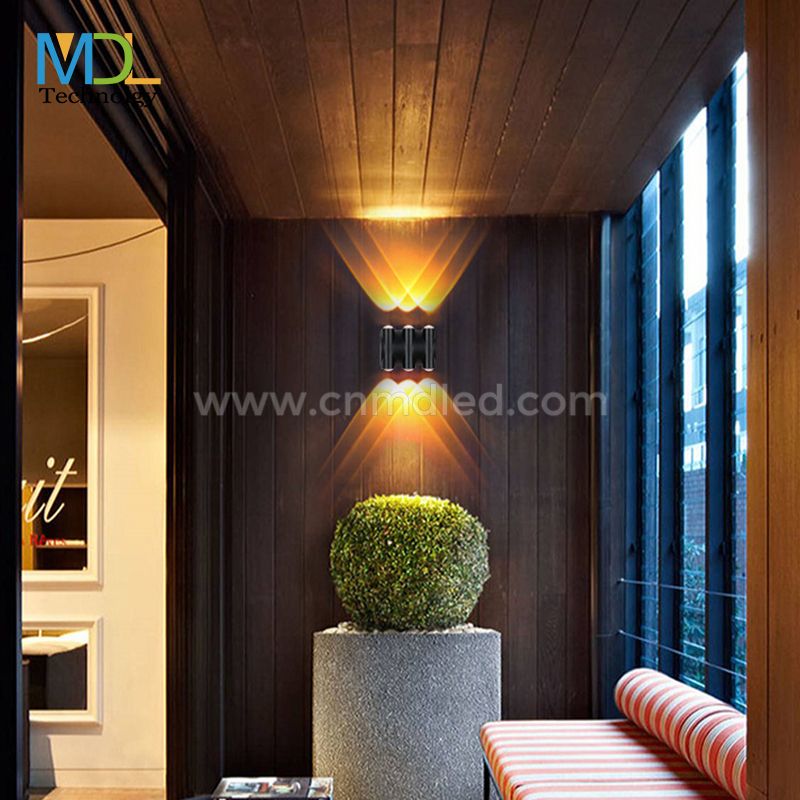 MDL 4/6/8/10/12*1W LED Outdoor Up and Down Wall Light Waterproof MDL-OWL65