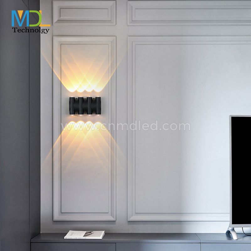 MDL 4/6/8/10/12*1W LED Outdoor Up and Down Wall Light Waterproof MDL-OWL65