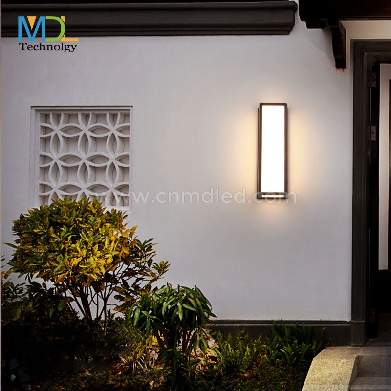 MDL Outdoor Wall Lantern, Outdoor Lights, Wall Mount, Square Waterproof Wall Light MDL-OWLW