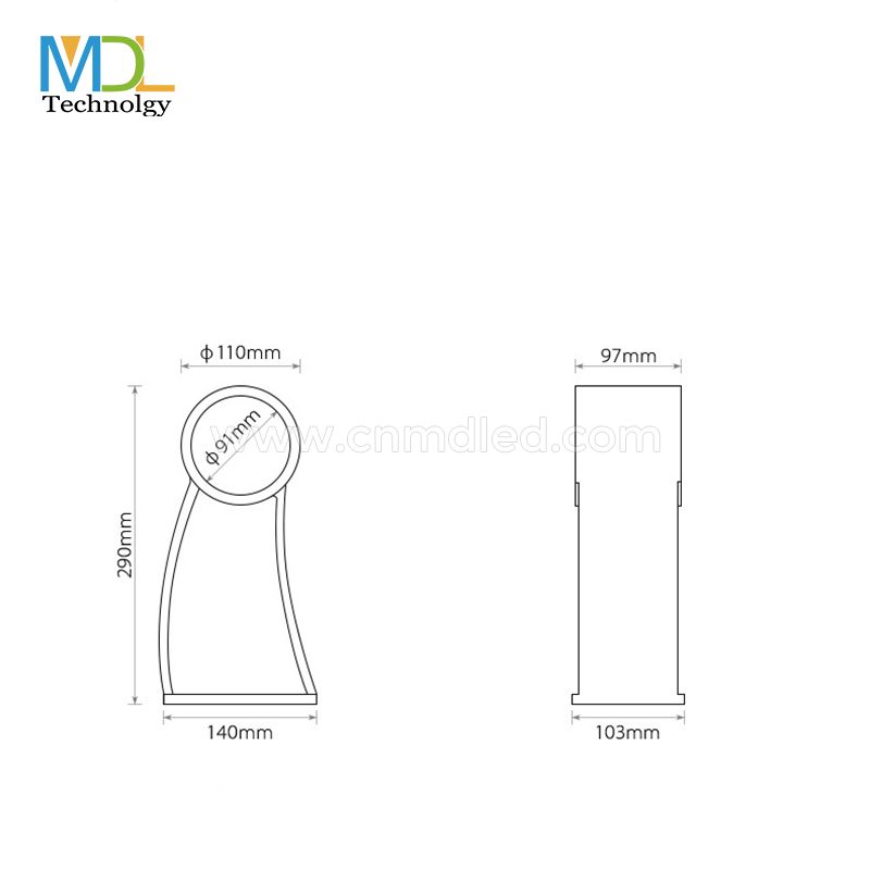 MDL Viaduct handrail light Bridge Handrail lighting Model:MDL-HLWL