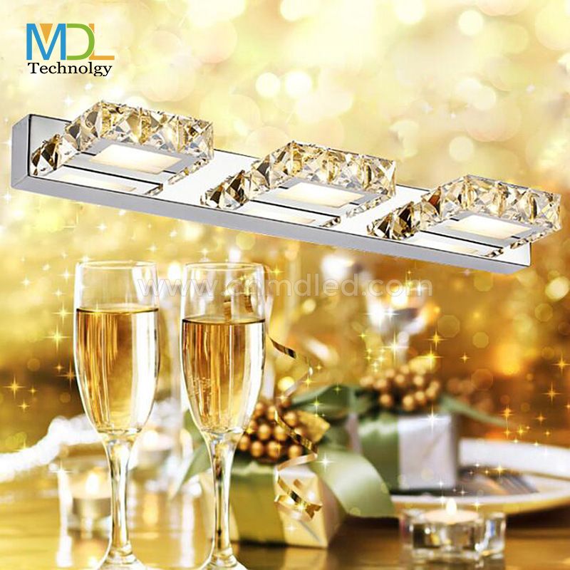 MDL Modern Bathroom Lighting LED Crystal Mirror Front Make-up Fixture Vanity Lights Model:MDL- ML26