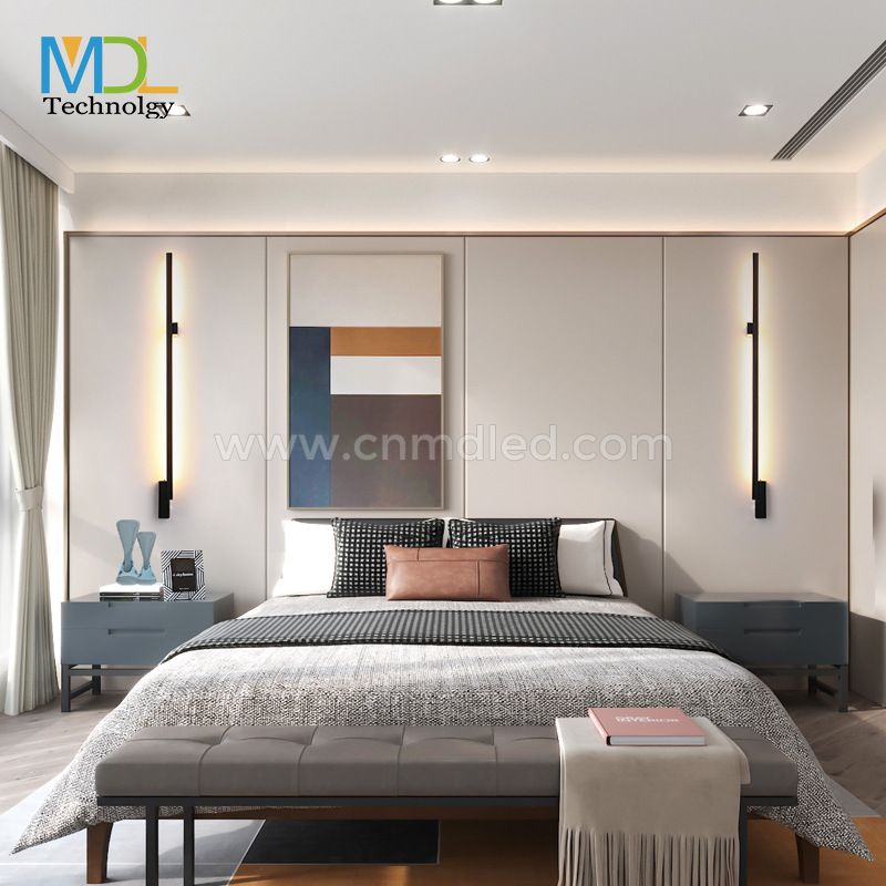 MDL wall lamp mirror headlamp light long strip minimalist modern villa lamp Model:MDL- ML28