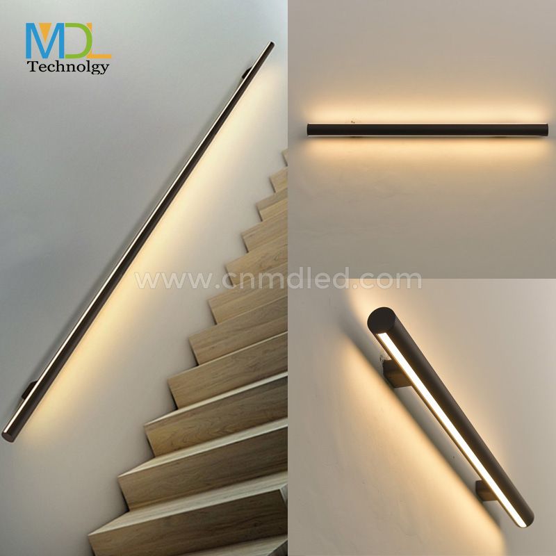 MDL Handrail lighting profile for step railing and LED stair lights Model: MDL-IHLWL2