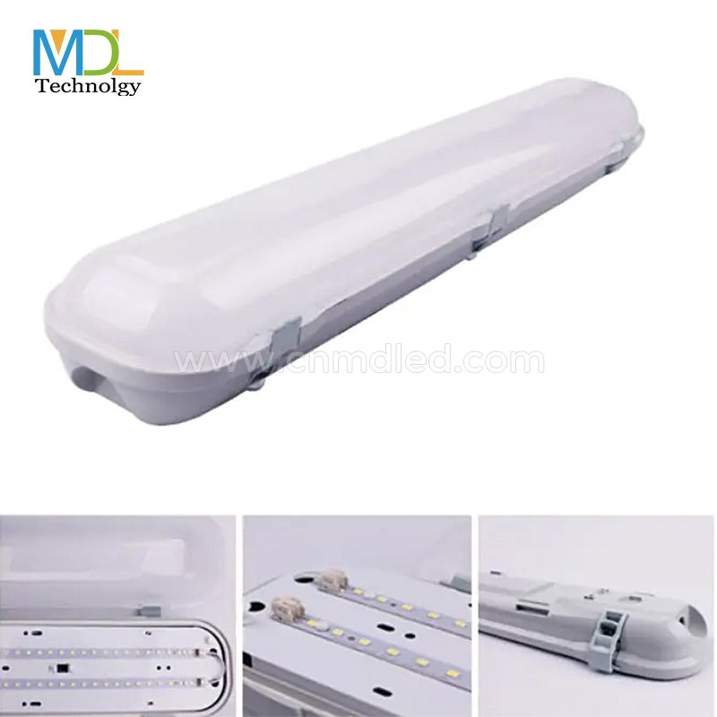 LED Vapor Tight Eco Friendly Tri-proof Light Fixture to Replace Fluorescent Tube Model: MDL-SF-1