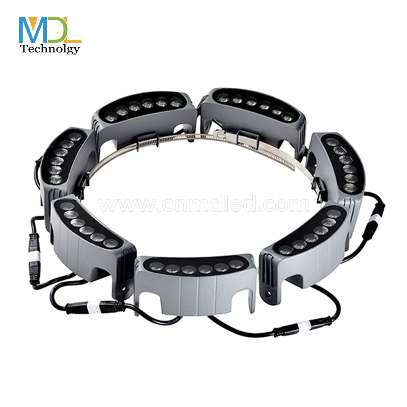 MDL Colorful Outdoor Tree Hugging Light Garden Lamp Corrugated Lights Ring Model:MDL- SPL12B