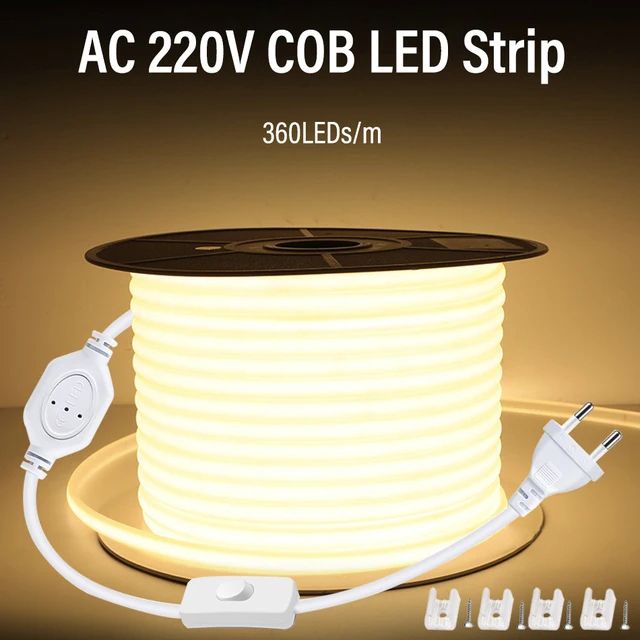 COB LED Strip Light 110V 220V MDL-STL220V-COB