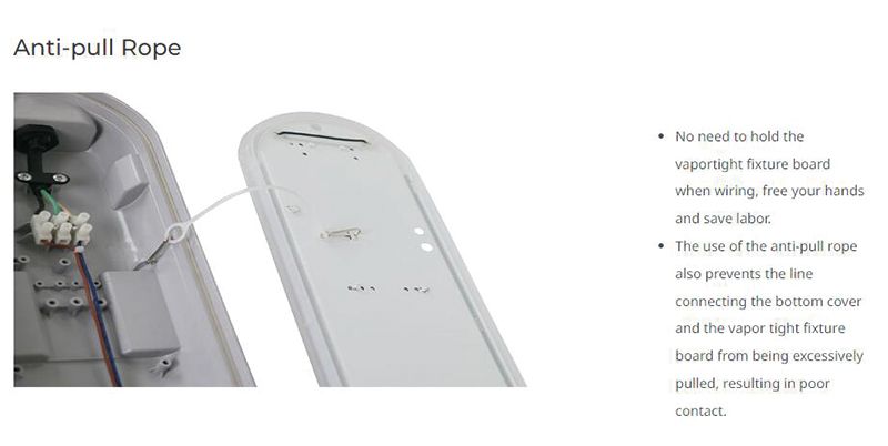 Industry High-power LED Triproof Light Integrate Batten Lighting LED Light Office Linear IP65 Model: MDL-SF-1-A