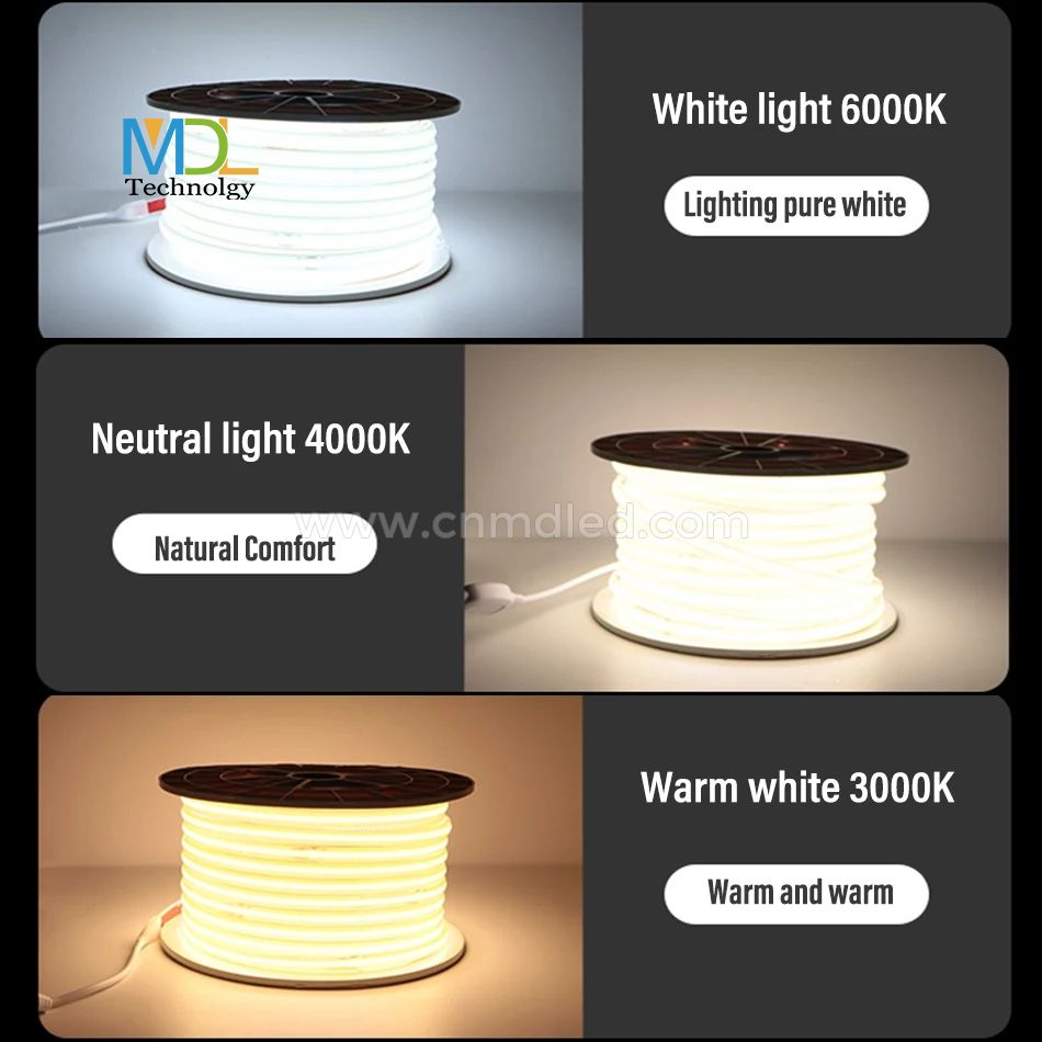 COB LED Strip Light 110V 220V